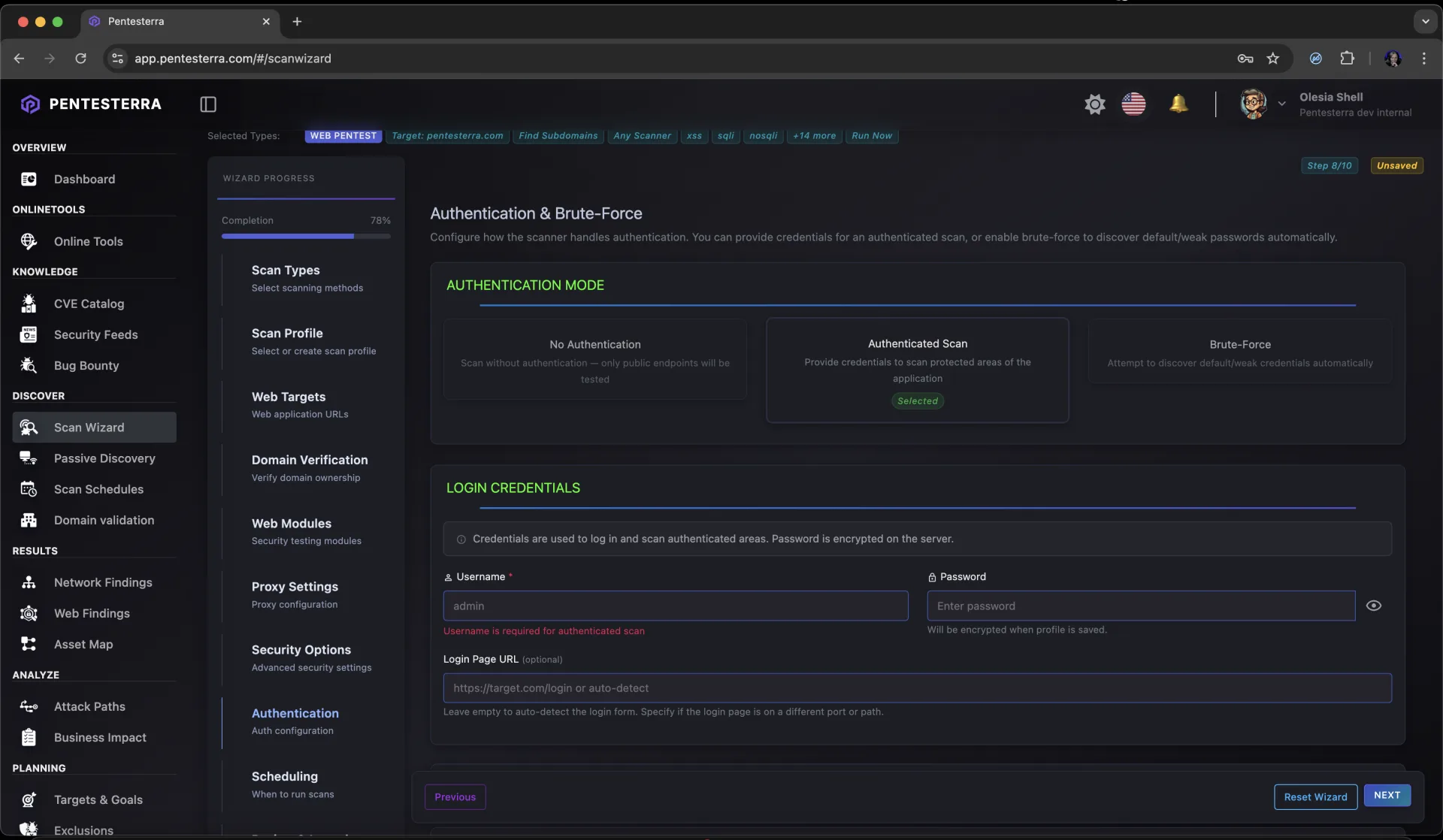 Authenticated Scanning